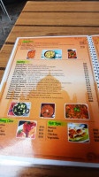 Taj Mahal menu