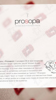 Prosopa menu