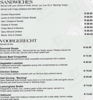 Lemongrass menu