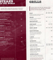 Turn 'n Tender Steakhouse Bassonia menu