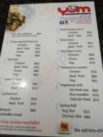 Yum menu