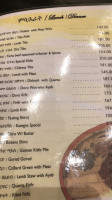 Kategna Bole Millennium menu