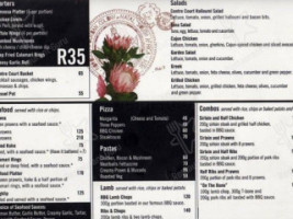 Centre Court Pavilion menu