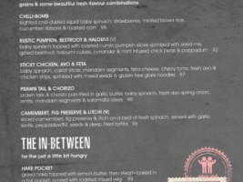 Lekker Bistro Parys menu