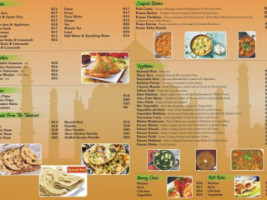 Taj Mahal menu