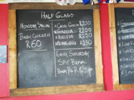 Half Glass Fish Grill menu