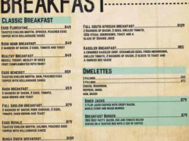 The Diner menu