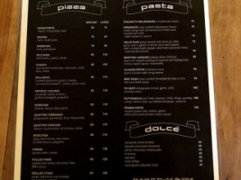 Artisan Pizza menu