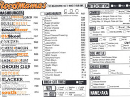 Rocomamas Kempton Park menu