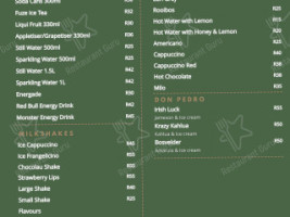 The Fat Olive menu