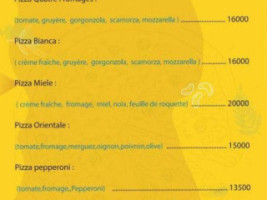 Vagabondo menu