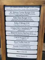 De Landauer Function Venue menu