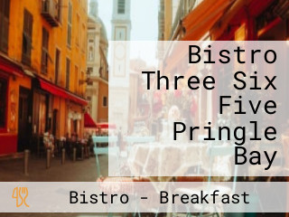 Bistro Three Six Five Pringle Bay
