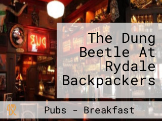 The Dung Beetle At Rydale Backpackers