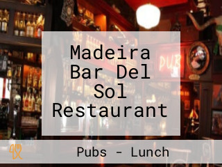 Madeira Bar Del Sol Restaurant