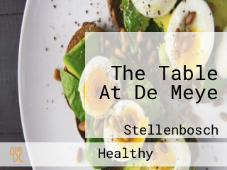 The Table At De Meye