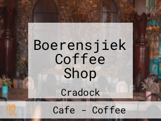 Boerensjiek Coffee Shop
