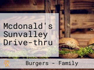 Mcdonald's Sunvalley Drive-thru