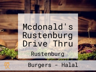 Mcdonald's Rustenburg Drive Thru