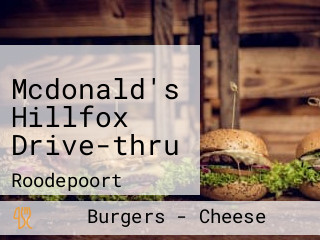 Mcdonald's Hillfox Drive-thru