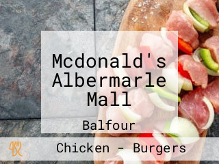 Mcdonald's Albermarle Mall