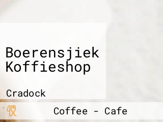 Boerensjiek Koffieshop