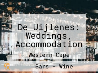 De Uijlenes: Weddings, Accommodation