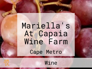 Mariella's At Capaia Wine Farm