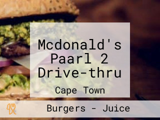 Mcdonald's Paarl 2 Drive-thru