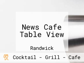 News Cafe Table View