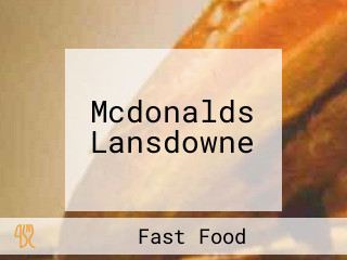 Mcdonalds Lansdowne