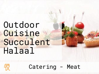 Outdoor Cuisine Succulent Halaal Lamb Spit Braais