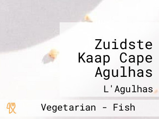 Zuidste Kaap Cape Agulhas