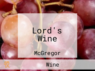 Lord's Wine